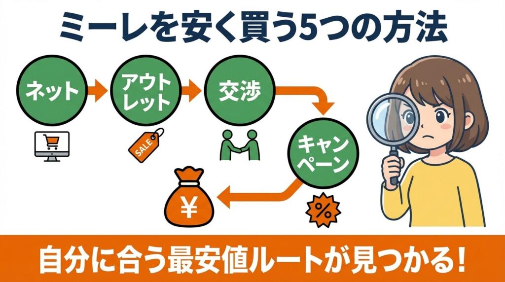 ミーレ食洗機を安く買う方法！最安値ルート5選を比較