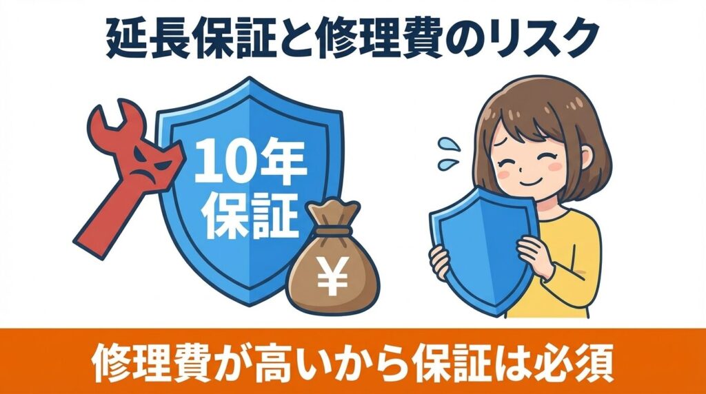 高額修理を回避！延長保証を含めた実質価格