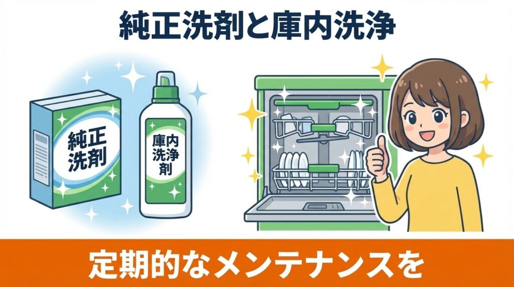 故障を防ぐ純正洗剤と庫内洗浄の重要性