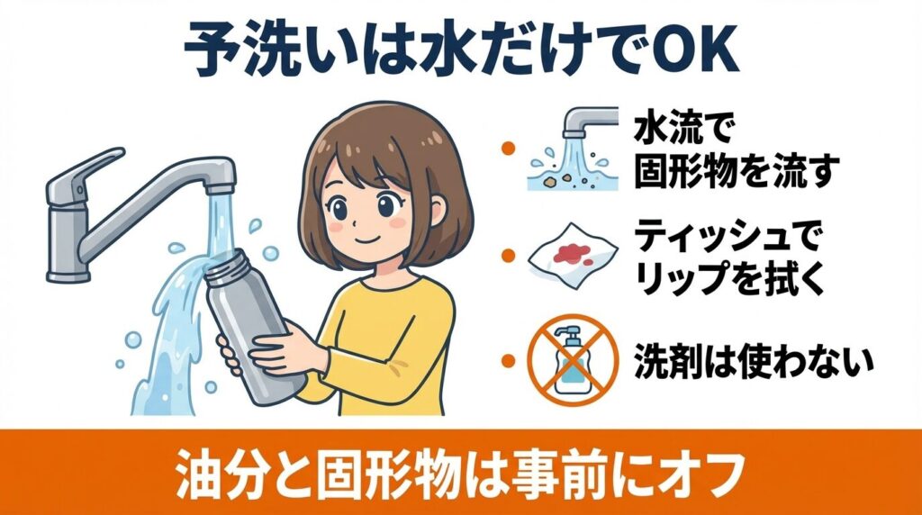 予洗いは必要？汚れ落ちを良くする下準備