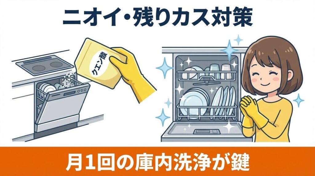 臭いや洗剤残りを防ぐメンテナンス術