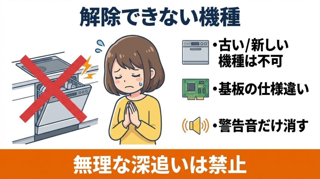 解除コマンドが効かない世代の対処法