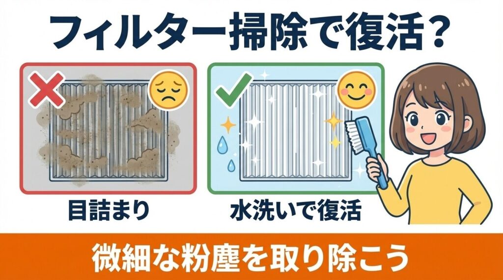 フィルター詰まりで安全装置が働いていませんか?