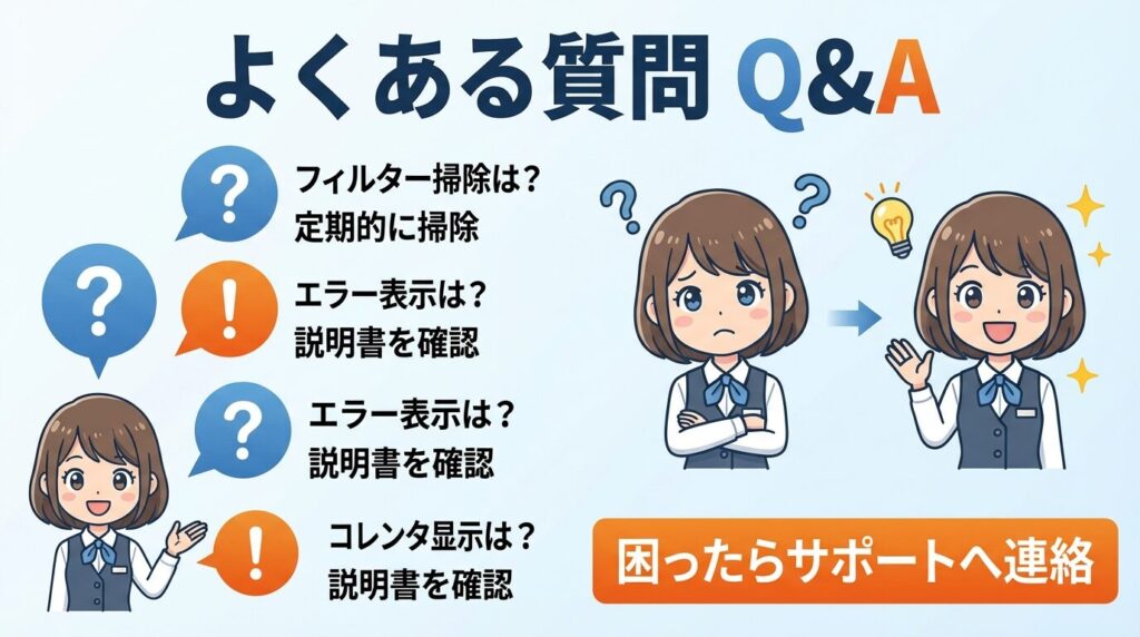 トヨトミファンヒーターに関するよくある質問