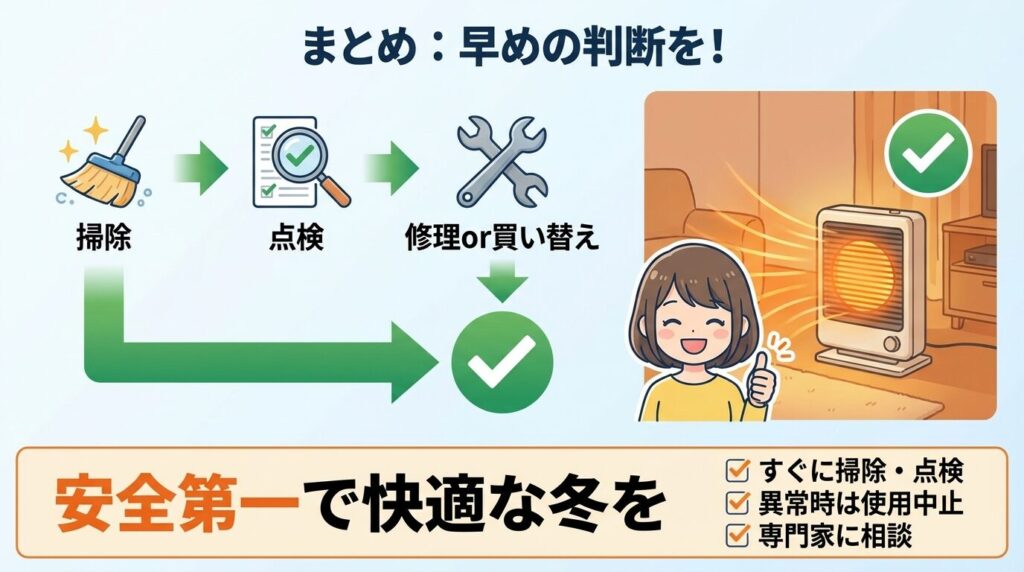 まとめ：すぐ消える症状は早めの判断が重要