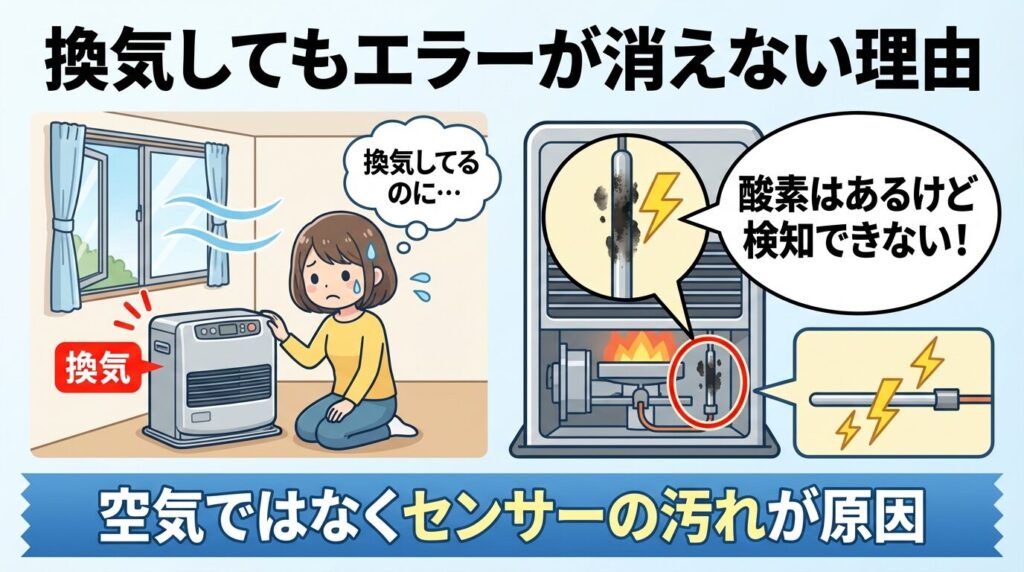 換気してるのに換気エラーが出る理由