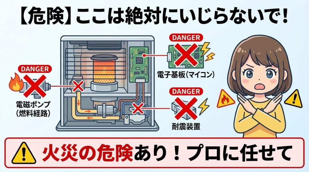 絶対に触ってはいけない危険な故障箇所