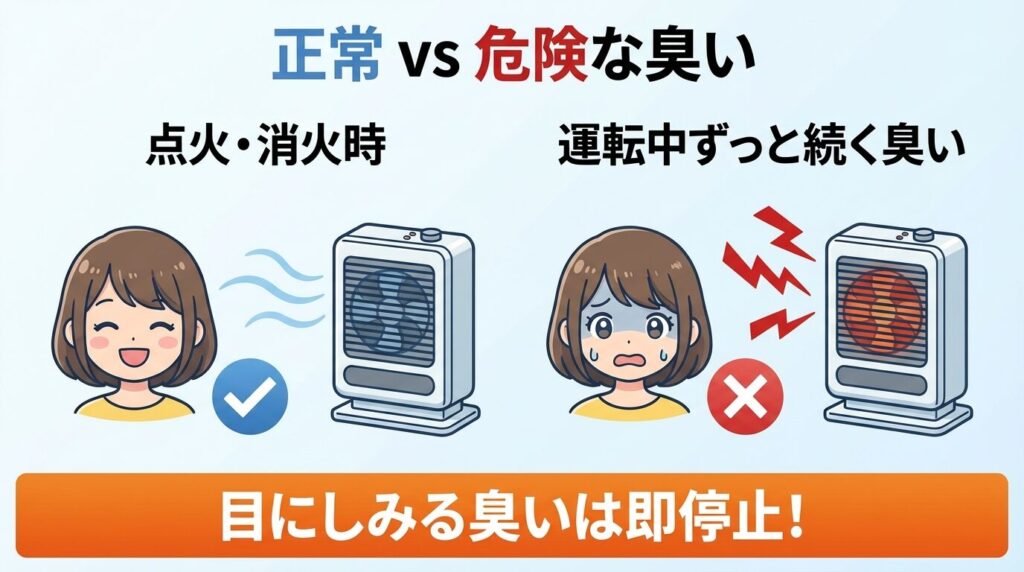 正常な臭いと危険な臭いの見分け方