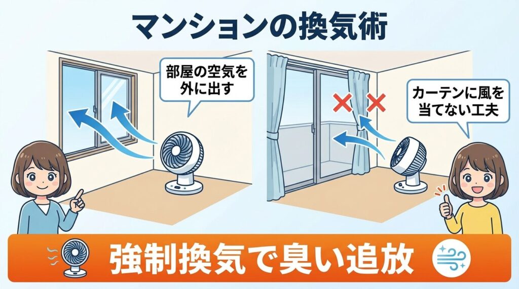 マンションでも効果的な換気と消臭の裏技