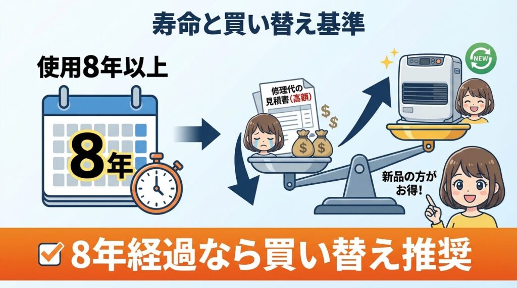 改善しない場合は寿命？買い替えの判断基準