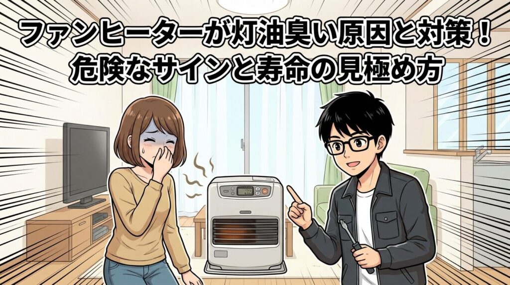 ファンヒーターが灯油臭い原因と対策！危険なサインと寿命の見極め方