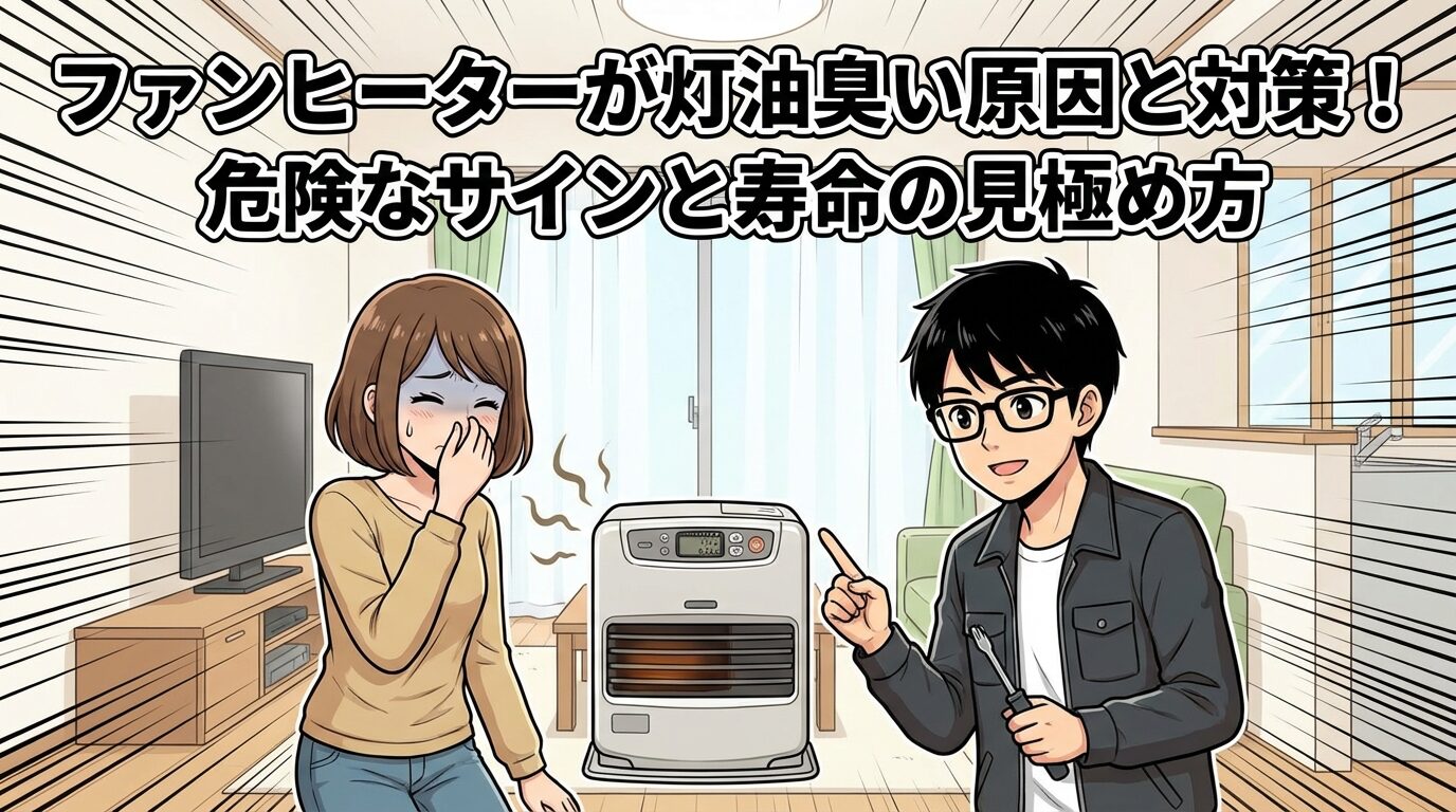 ファンヒーターが灯油臭い原因と対策！危険なサインと寿命の見極め方