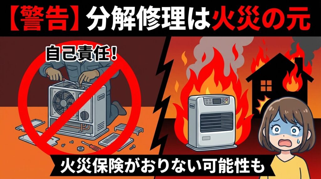 自己責任！分解修理（DIY）の危険性と火災リスク