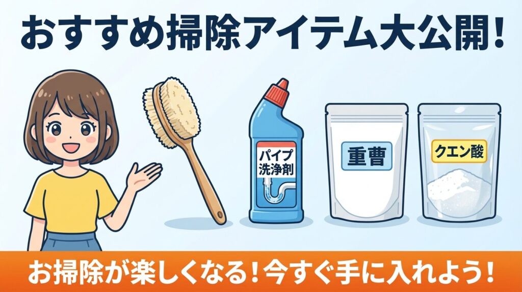 これがあれば便利!頑固な汚れを落とすおすすめ掃除グッズ