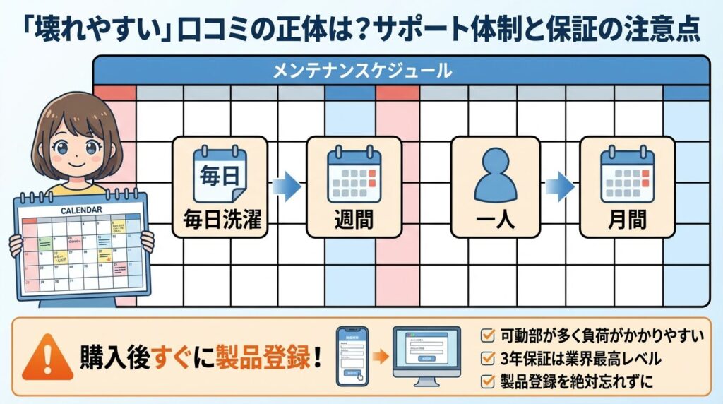もう焦らない!使用頻度別にみる最適なメンテナンススケジュール