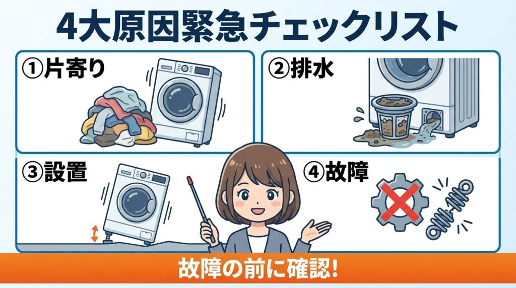 脱水トラブルの主な原因と緊急チェックリスト