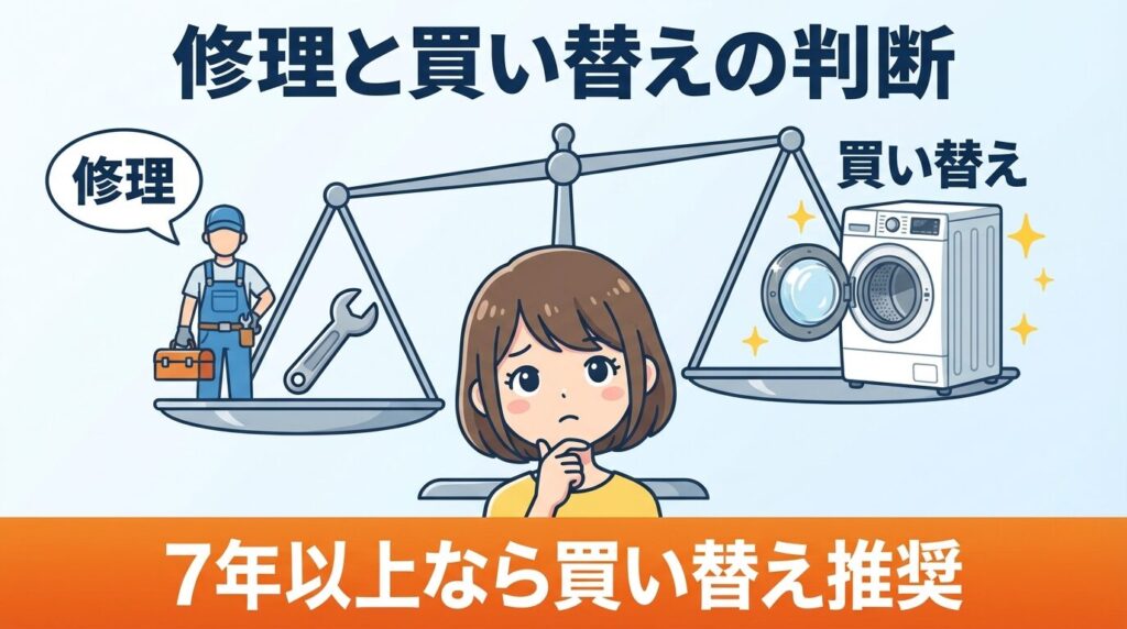 パナソニック洗濯機の脱水が終わらない時の修理