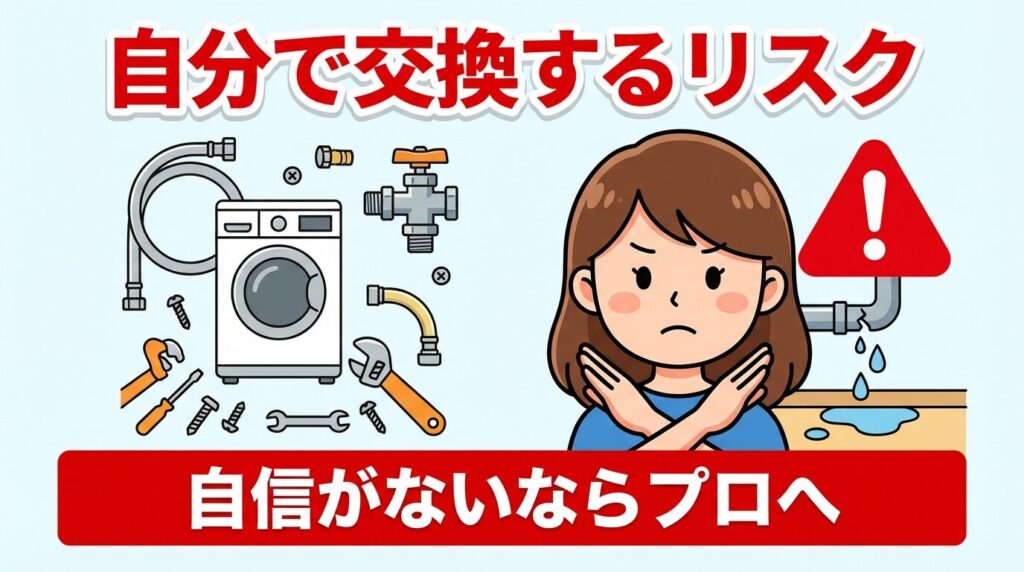 給水弁を自分で交換するリスクと方法