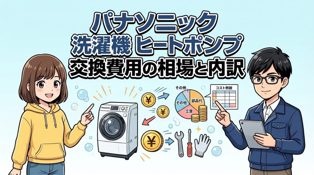 パナソニック 洗濯機 ヒートポンプ 交換費用の相場と内訳