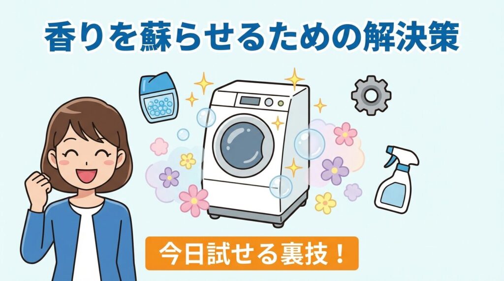パナソニック洗濯機で柔軟剤の匂いがしない時の解決策と裏技