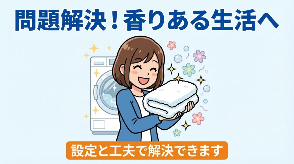 まとめ：パナソニック洗濯機で柔軟剤の匂いがしない悩みは解消可能