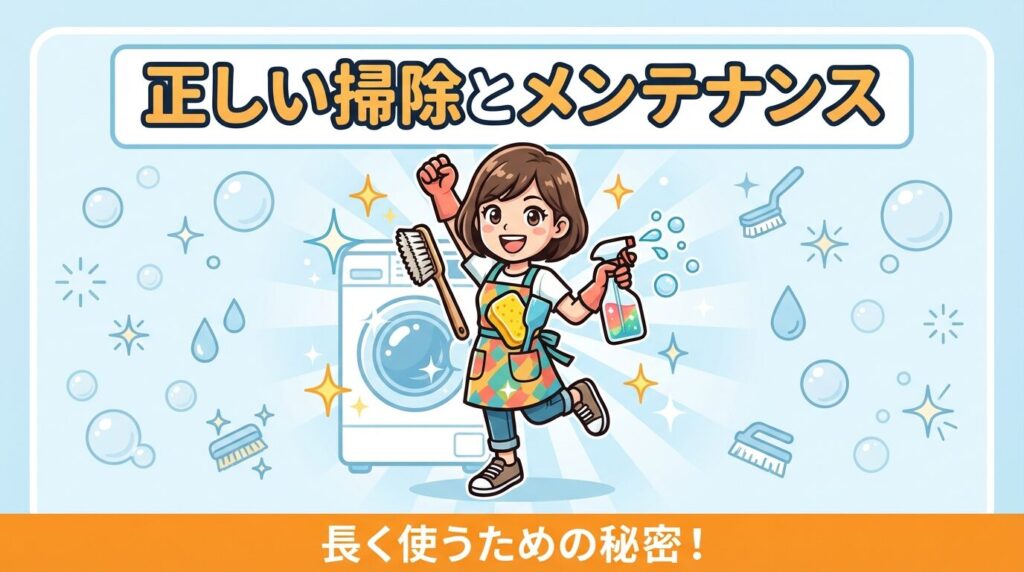 糸くずが溜まらない場合にやるべき掃除と対策