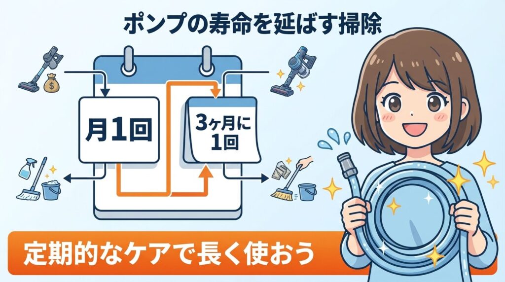 寿命を延ばす風呂水ポンプの定期掃除術