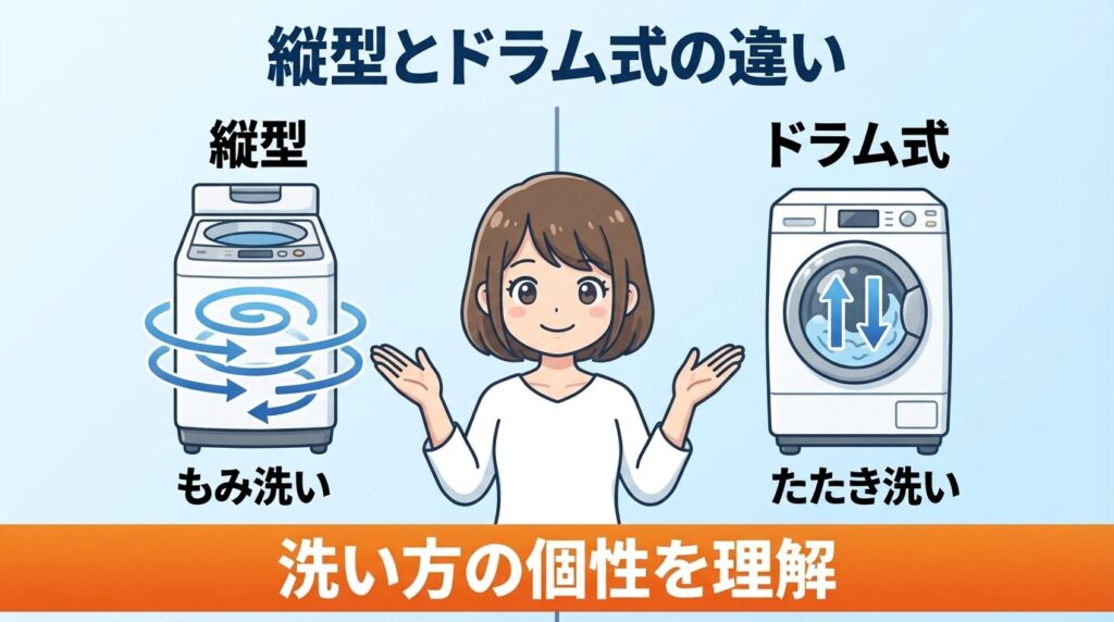 縦型とドラム式で異なる毛布を洗う仕組みと洗浄力の違い