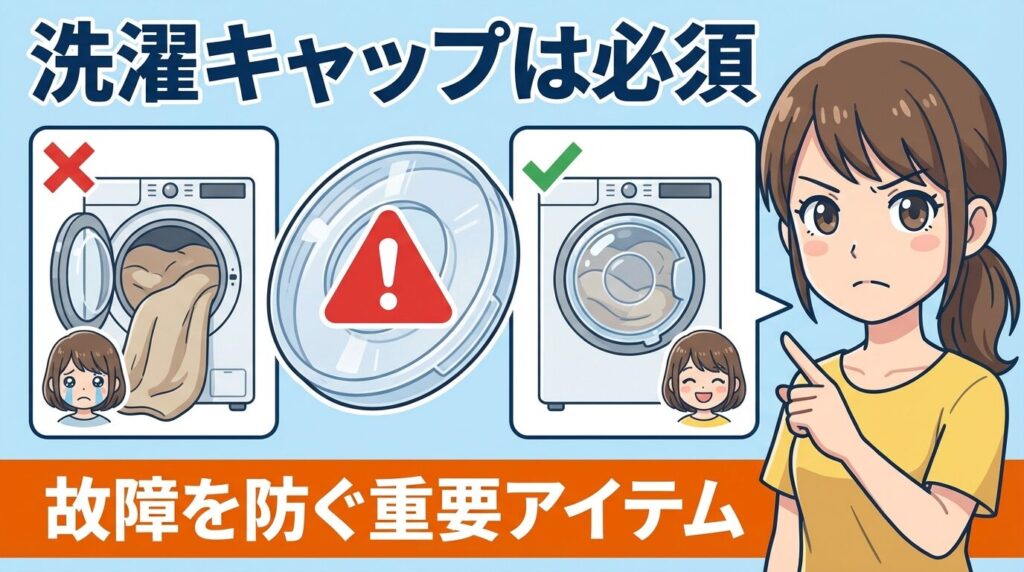 洗濯キャップやネットが必要な機種と不要な機種の見分け方