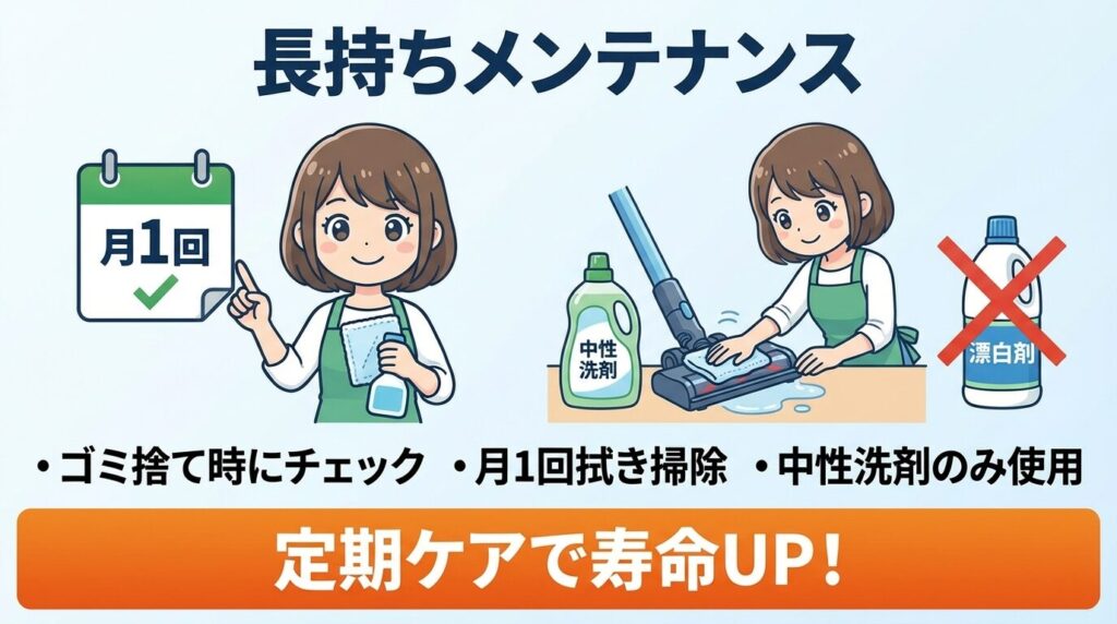 掃除機の吸引力を保つ！ゴムパッキンの劣化を防ぐ定期メンテナンス方法