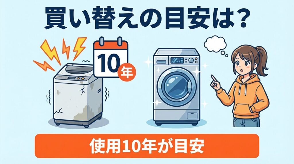 寿命のサイン？買い替え時期の目安
