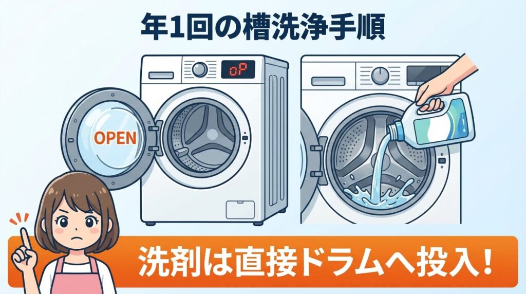 年1回推奨！槽洗浄コースの正しいやり方と手順