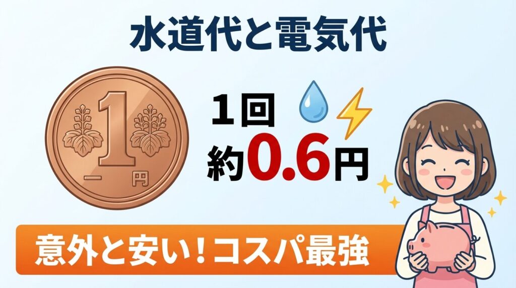 水道代と電気代は？自動槽洗浄のコストを検証