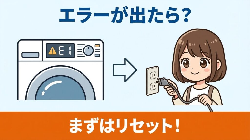 よくあるエラーコードと自分で直す対処法