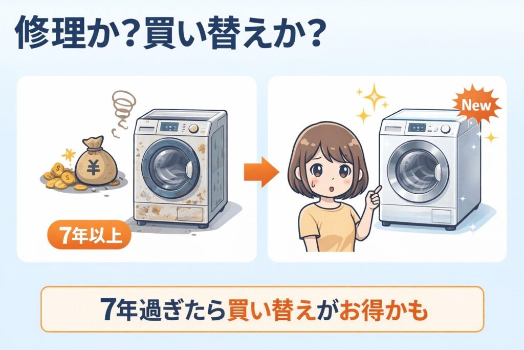 寿命サインと修理費用の目安をチェック