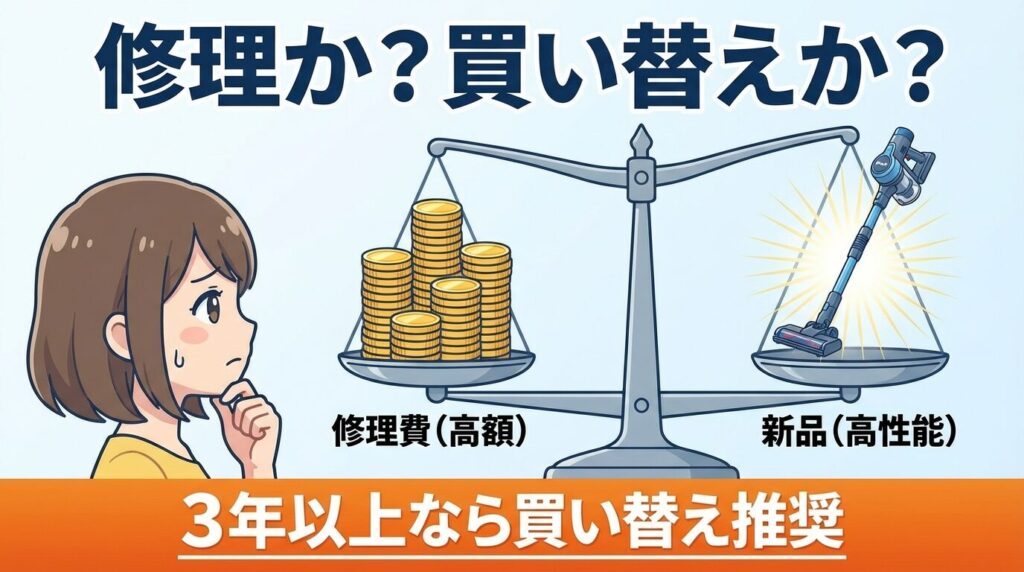 修理費用が高額なら「下取り・買い替え」も検討しよう