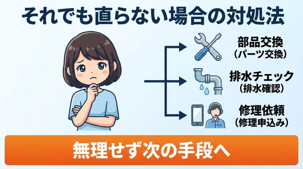 直し方で改善しないアクア洗濯機エラーU4の対処法