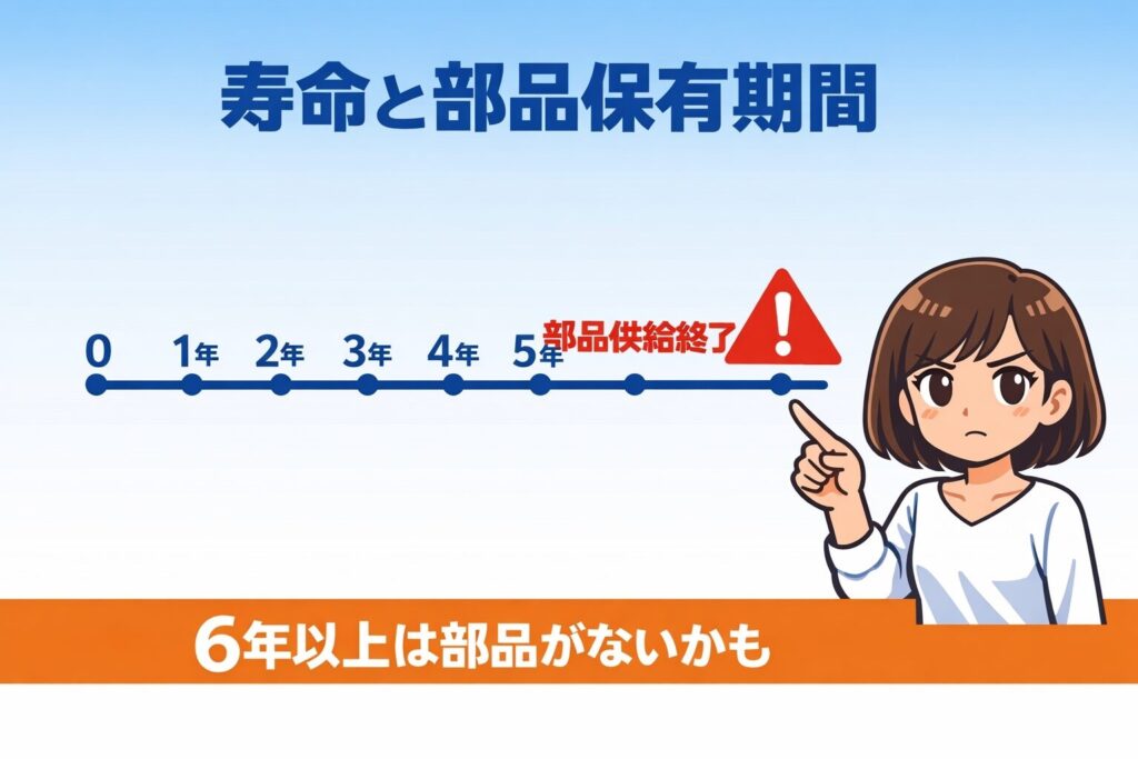 寿命は7年！使用年数で決める損益分岐点