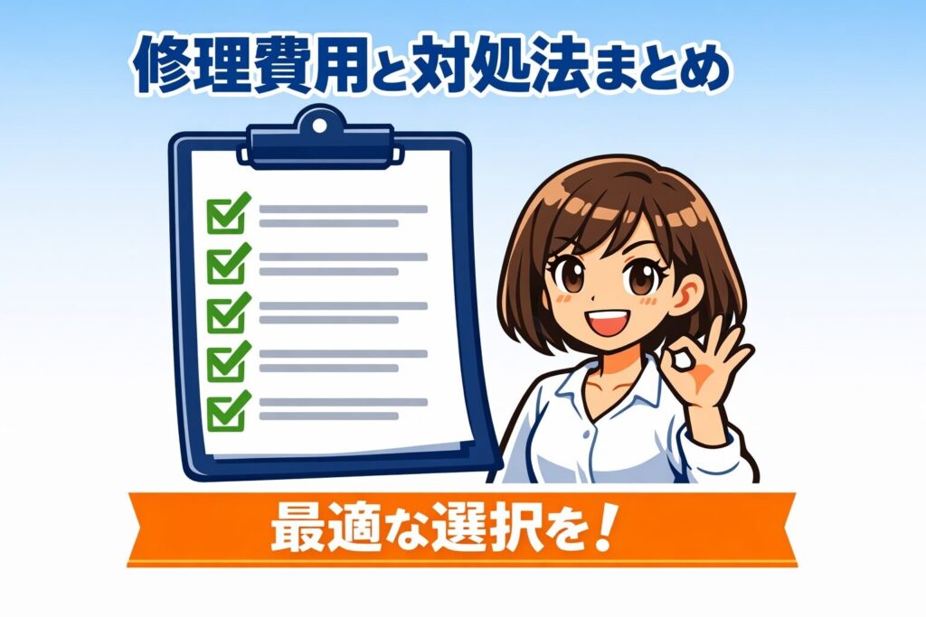 アクア洗濯機の修理費用と対処法まとめ