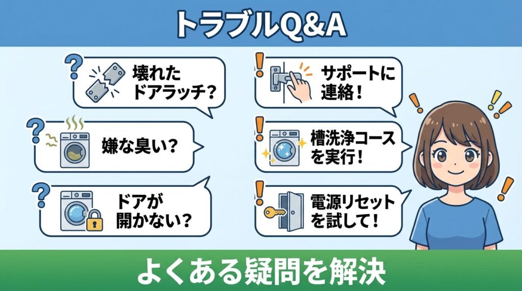 AQUA洗濯機のトラブルQ&A