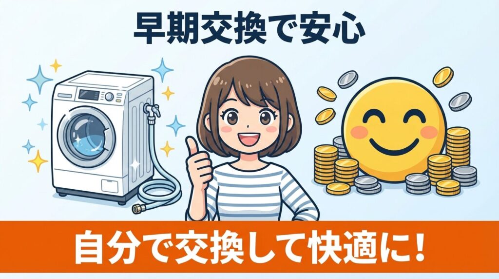 まとめ：アクア洗濯機の排水ホース交換は早めに対応