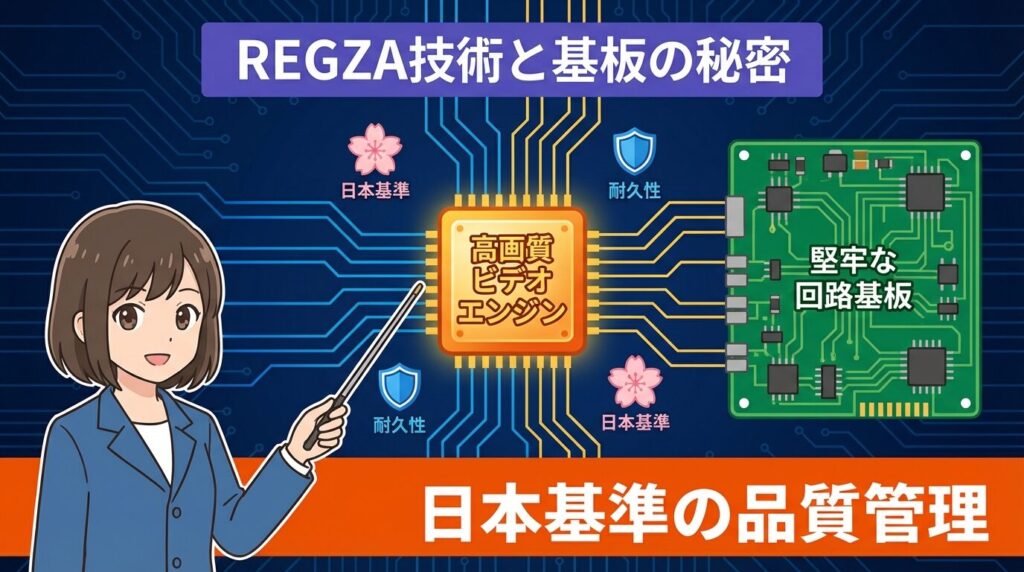 なぜ丈夫になった?REGZA技術と基板の秘密