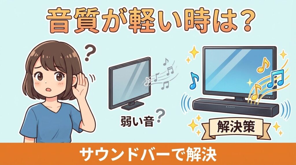 薄型ゆえの音質の軽さと聞き取り