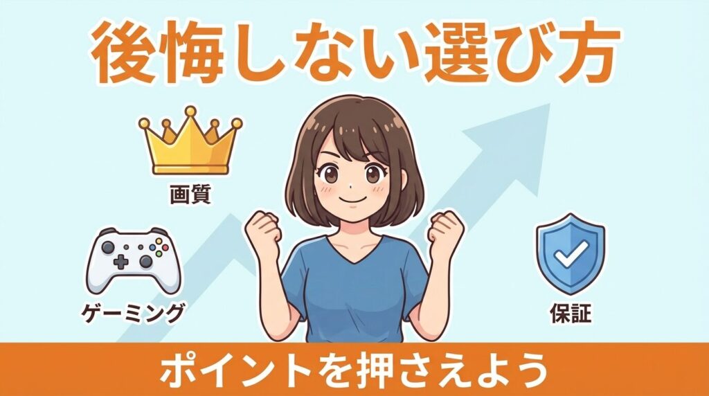 ハイセンスのテレビで後悔しない選び方