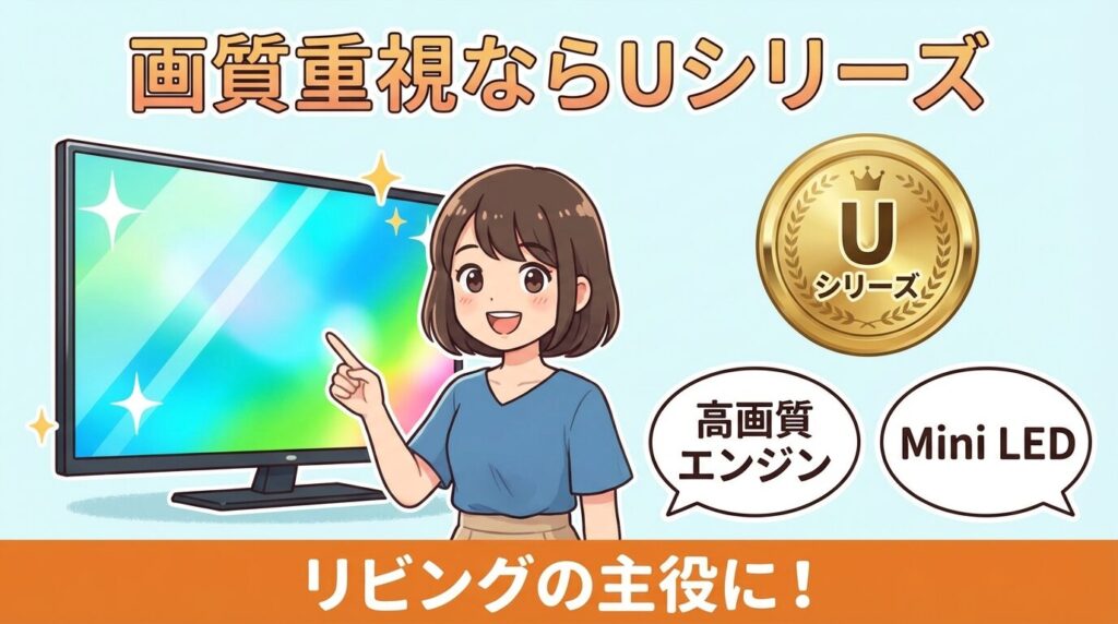画質重視ならUシリーズ以上を選ぶ
