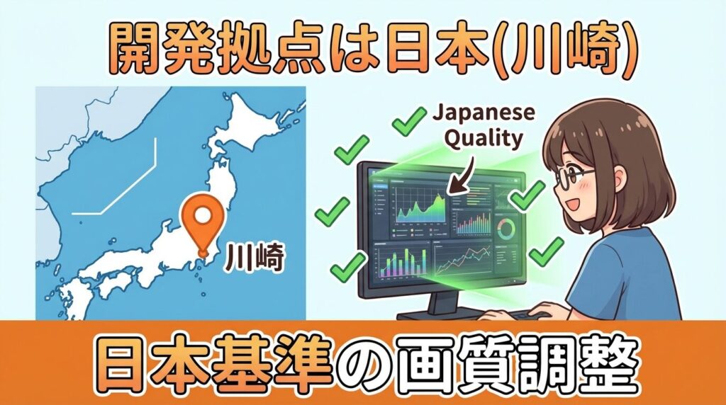 画質等の開発拠点は日本にあるという事実