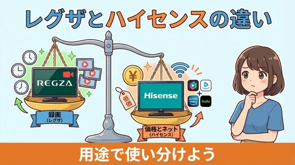 本家レグザとの決定的な違いと選び方