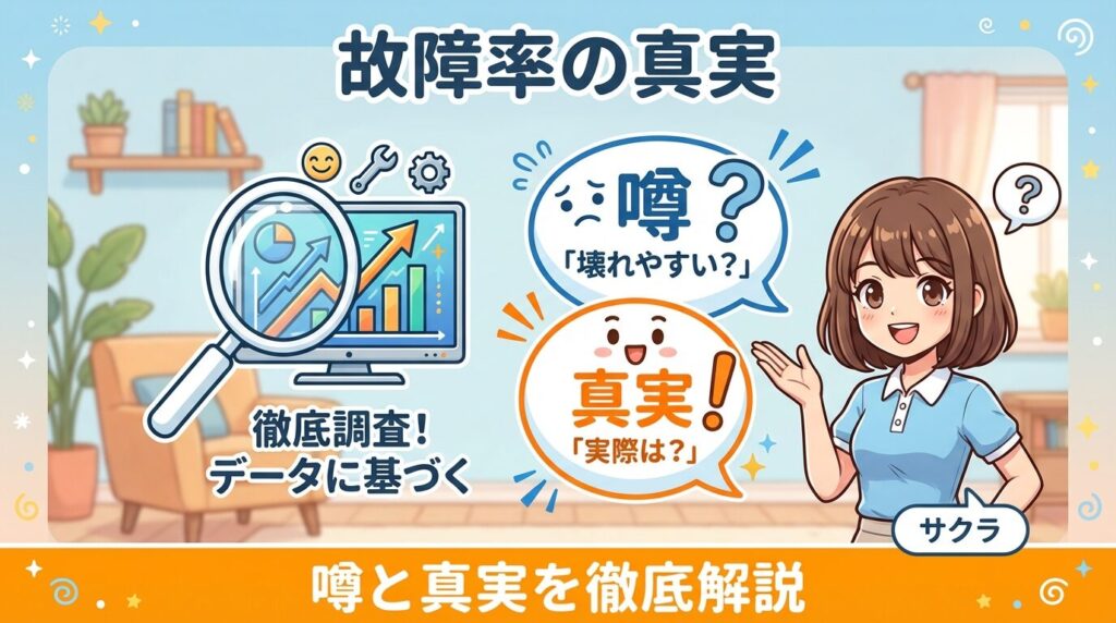  ハイセンスのテレビは壊れやすい？故障率の真実