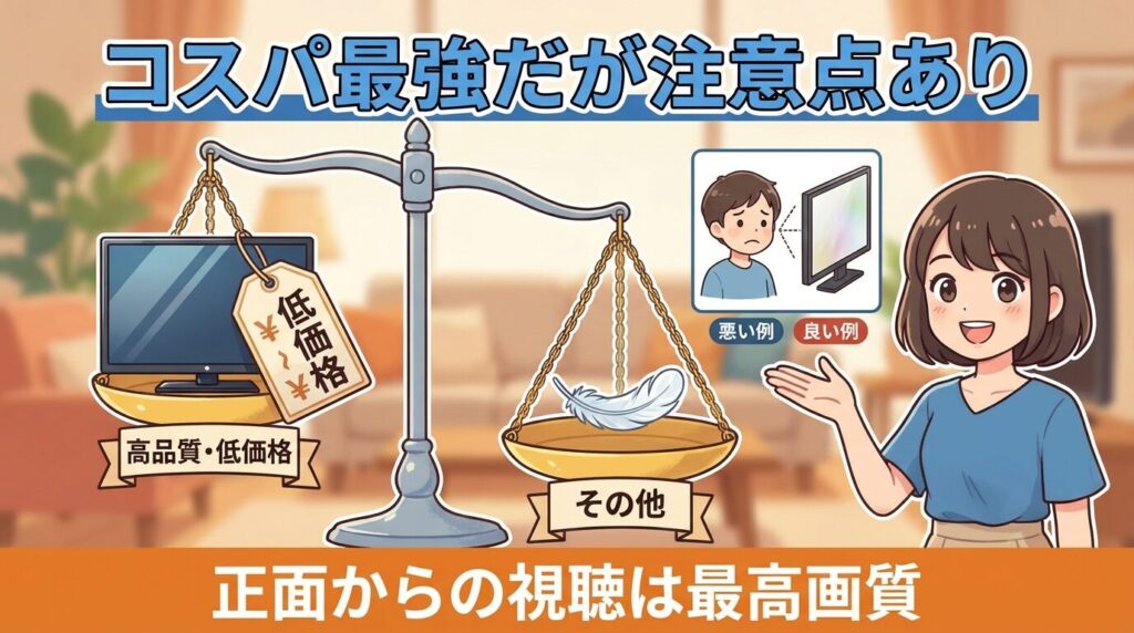 結論:画質・価格の評価は高いが注意点も