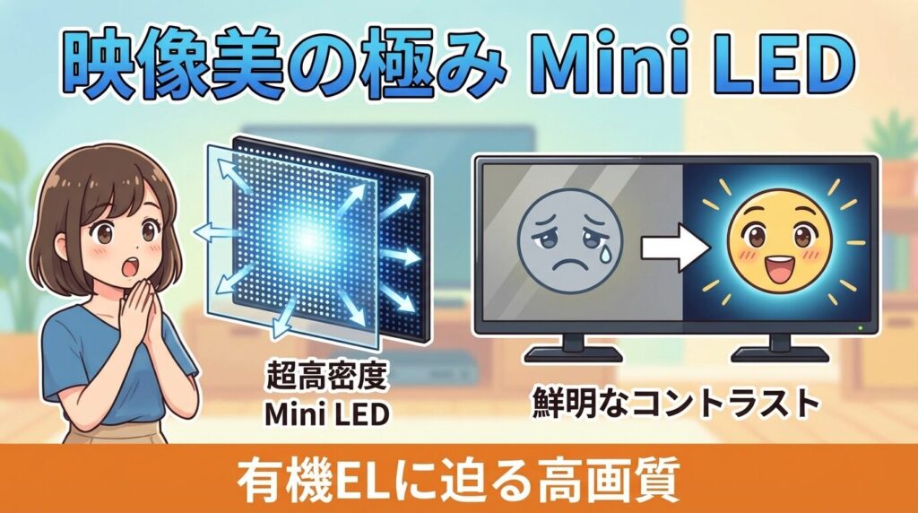 映像美を極めたMini LED搭載モデル